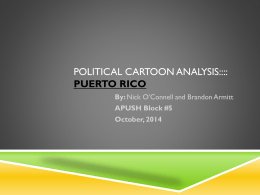 Political Cartoon Analysis:::: Puerto Rico