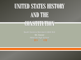 US History Standard 8.6