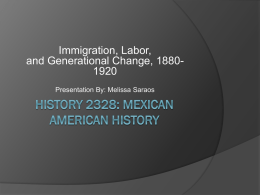 History 2328: Mexican American History