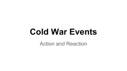 Cold War Events - Tamalpais Union High School District