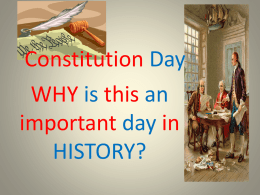 Powerpoint on Constitution