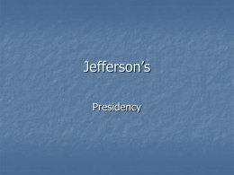 Jefferson`s Powerpoint 2013