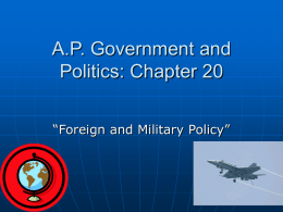 A.P. Government and Politics: Chapter 20