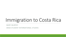 Immigration to Costa Rica