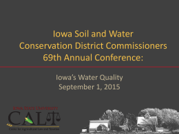 Iowa Soil and Water Conservation District Commissioners 69th