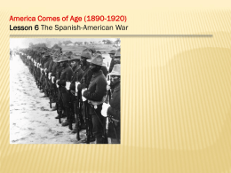 Quiz: Causes of the Spanish-American War