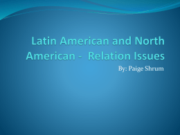 Latin American and North American