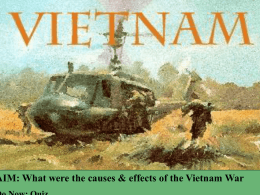 The Vietnam War - My Social Studies Teacher