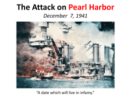 Day 3 - Pearl Harbor PPT