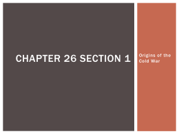 Chapter 26 Section 1