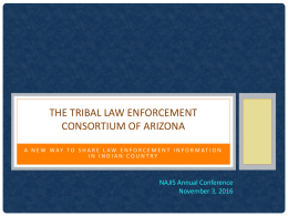 Status of quantification of water rights for arizona Tribes