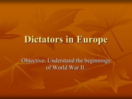 Dictators in Europe