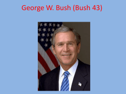 George W. Bush (Bush 43)