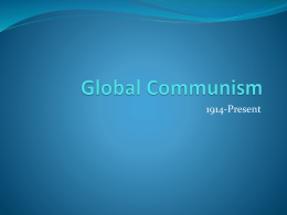 Global Communism - Somerset Academy
