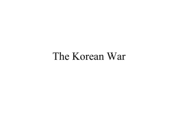 The Korean War