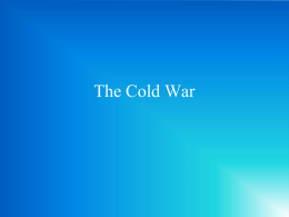 2014 American History The Cold War