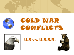 cold war conflicts - Kenston Local Schools