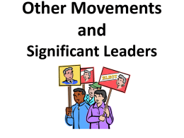 Other Movements