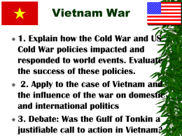 Vietnam Warx - United States History