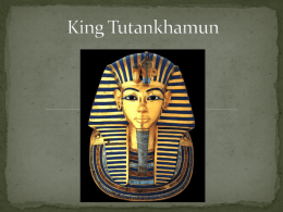 King Tutankhamun - Holland Central School Dist