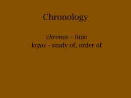 Chronology - Hollins University