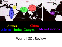 World I SOL Review Part1