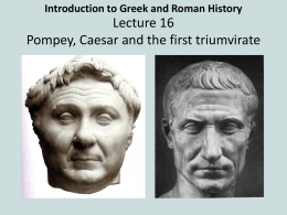 Introduction to Greek and Roman History