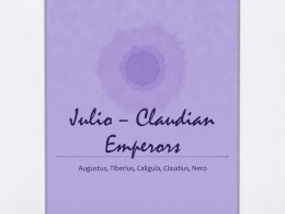 Julio – Claudian Emperors
