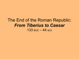 From Tiberius to Caesar
