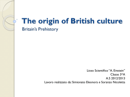 The origin of British culture