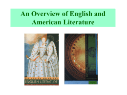 Periods of English Literature (Norton Anthology)
