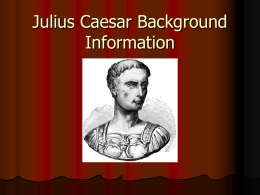 The Tragedy of Julius Caesar