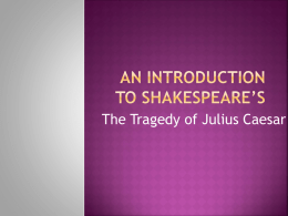 An Introduction to Shakespeare`s