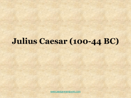 Julius Caesar - Assignment Point