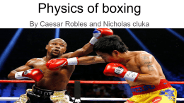 Physics of boxing