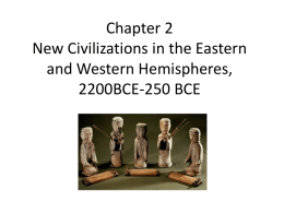 Chapter 2 New Civilizations in the Eastern and Western