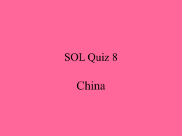 SOL Quiz 8