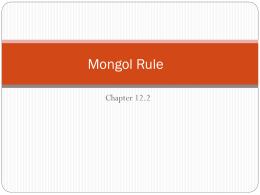 Mongol Rule - Walker World History