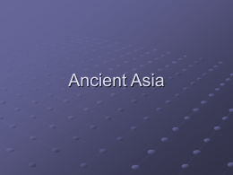Ancient Asia - New Caney ISD / Homepage