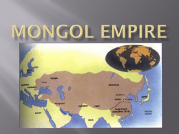 Mongol Empire - Lapeer Community Schools