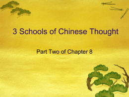 Chapter 8 Lecture Part Two - China