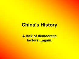 China`s History