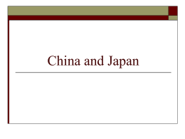 Chapter 27 - China and Japan