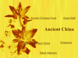 Where is Ancient China?