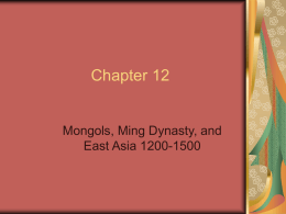 Chapter 14 East Asia - Fulton County Schools