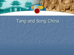 12.1 Tang and Song China