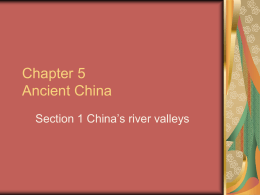 Chapter 5 Ancient China