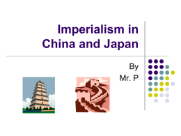Imperialism in Japan and China
