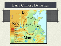 Early Chinese Dynasties