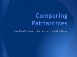 7th - Patriarchies